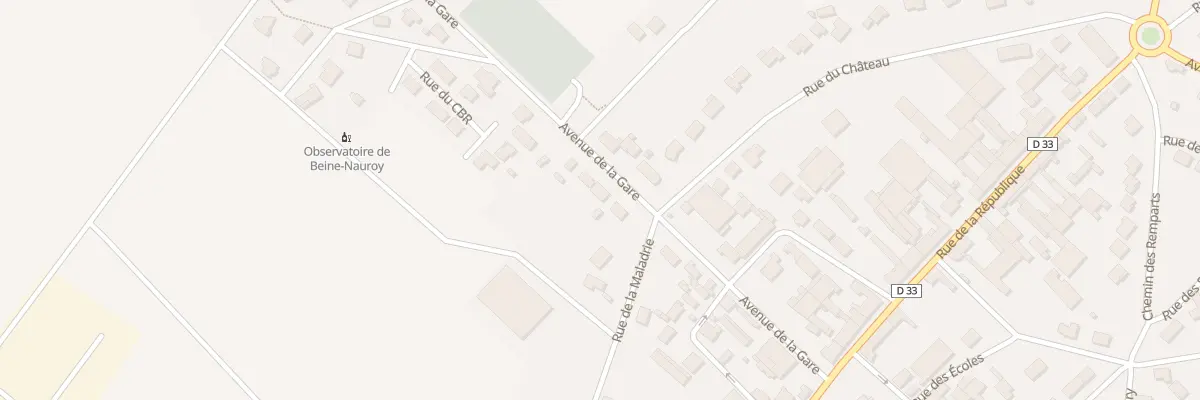 Plan du 11 Rue de la Gare à Beine-Nauroy
