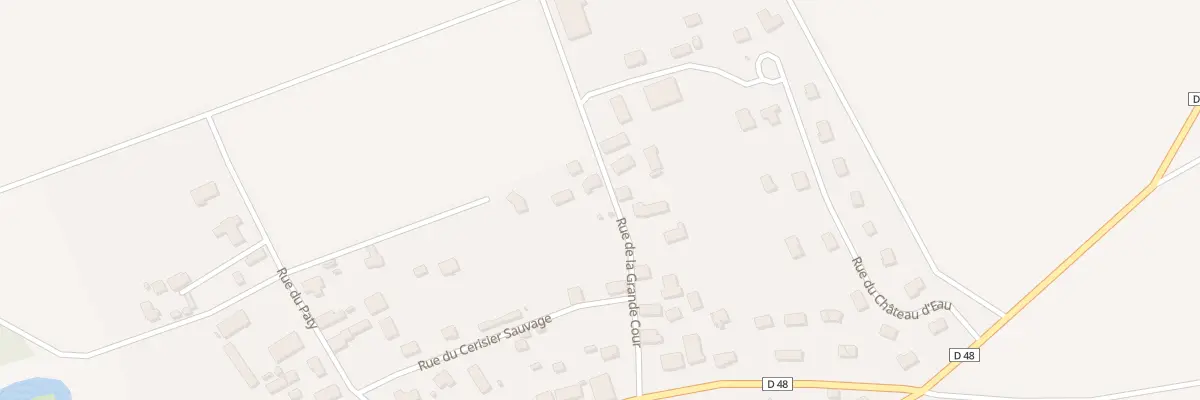 Plan du 7 Rue de la Grande Cour à Laubressel