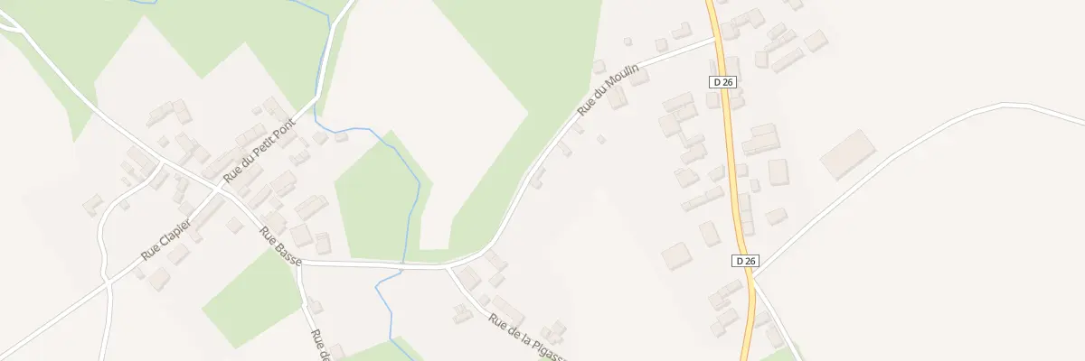 Plan du 5 Rue du Moulin à Saint-Fergeux