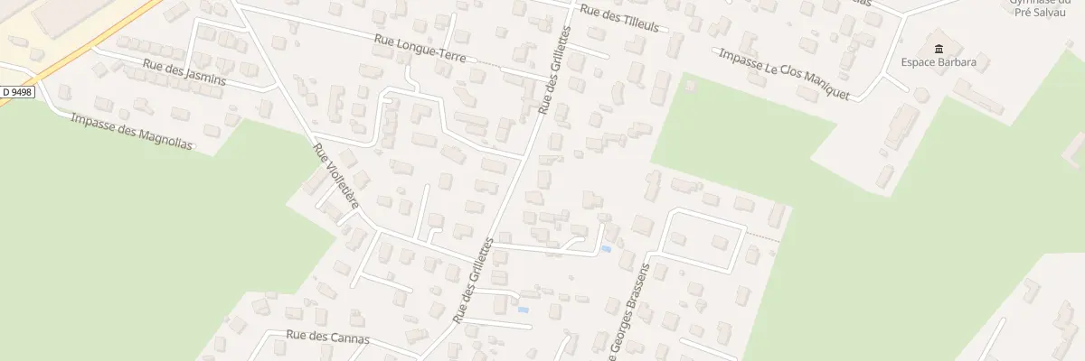Plan du 21 Rue des Grillettes à Bonson