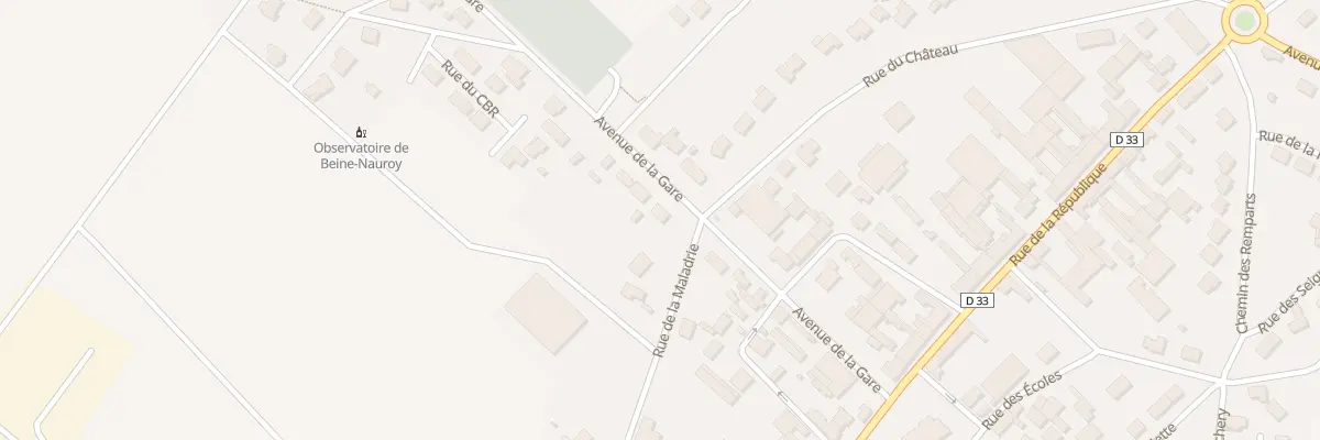 Plan du 9 Rue de la Gare à Beine-Nauroy