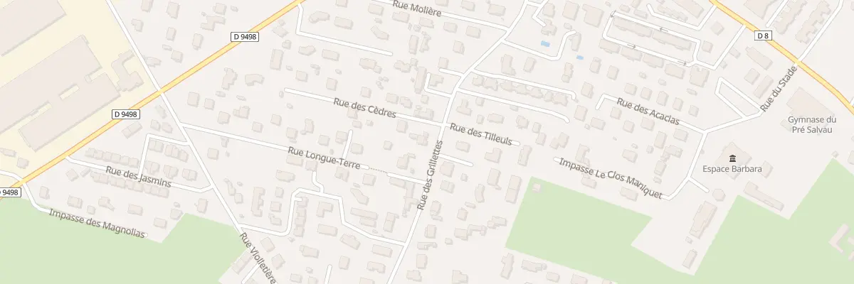 Plan du 12 Rue des Grillettes à Bonson