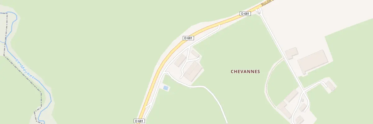 Plan du 5 Rte de Luzy à Monthelon