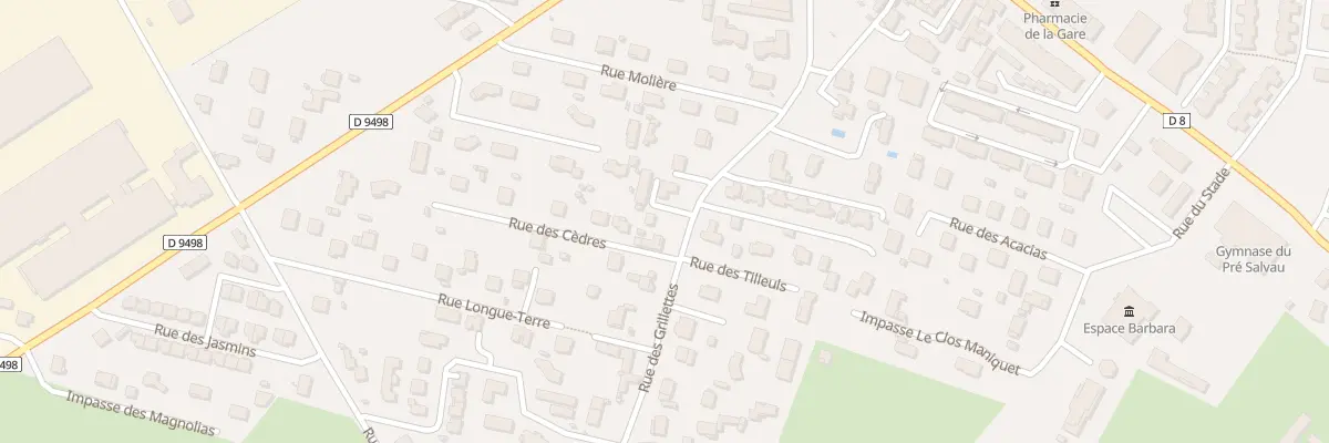Plan du 10 Rue des Grillettes à Bonson