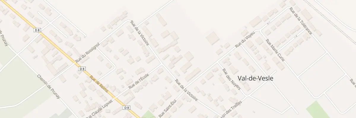Plan du 7 Rue de la Victoire à Val-de-Vesle