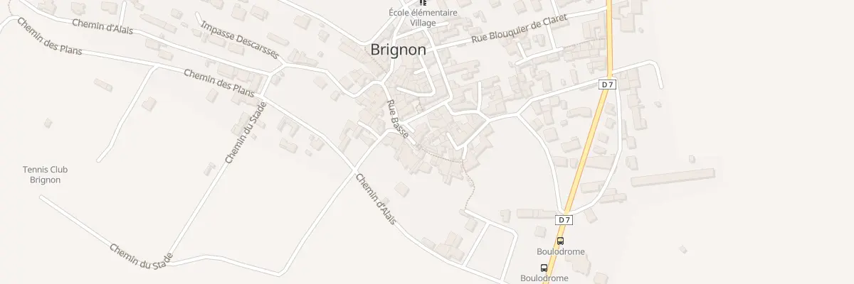 Plan du 5 Tra La Traverse à Brignon