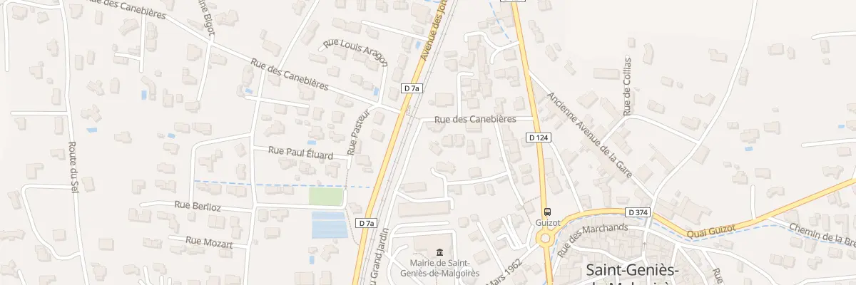 Plan du 5916 Rue des Canebières à Saint-Geniès-de-Malgoirès