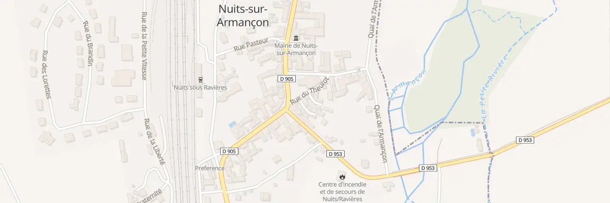 Plan du 6 Rue du Theurot à Nuits