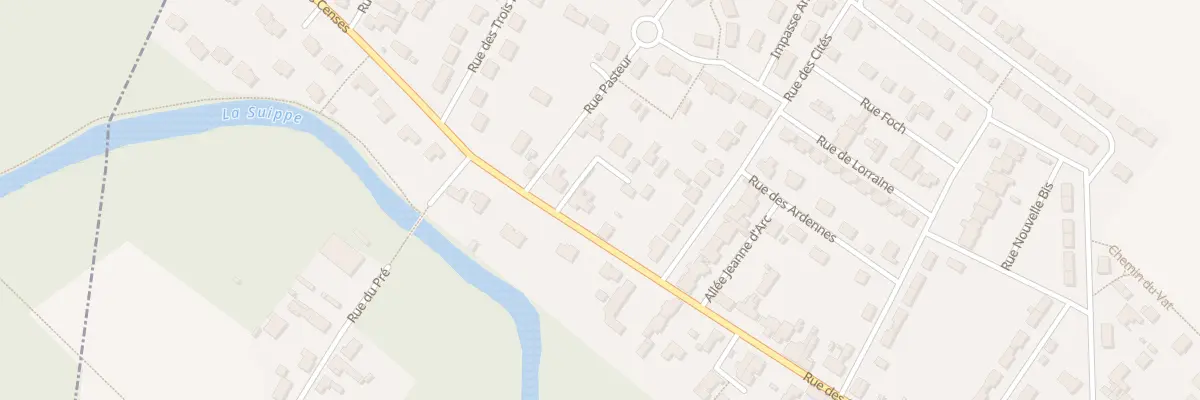Plan du 54 Rue des Censes à Warmeriville