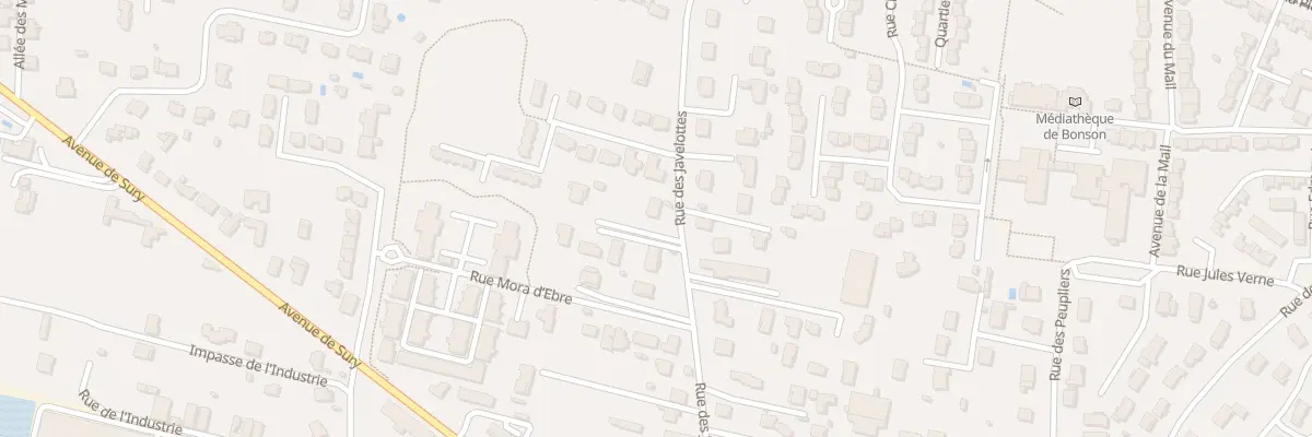 Plan du 27 Rue des Javelottes à Bonson