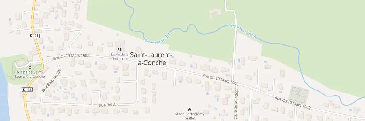 Plan du 5002 Le Bourg à Saint-Laurent-la-Conche