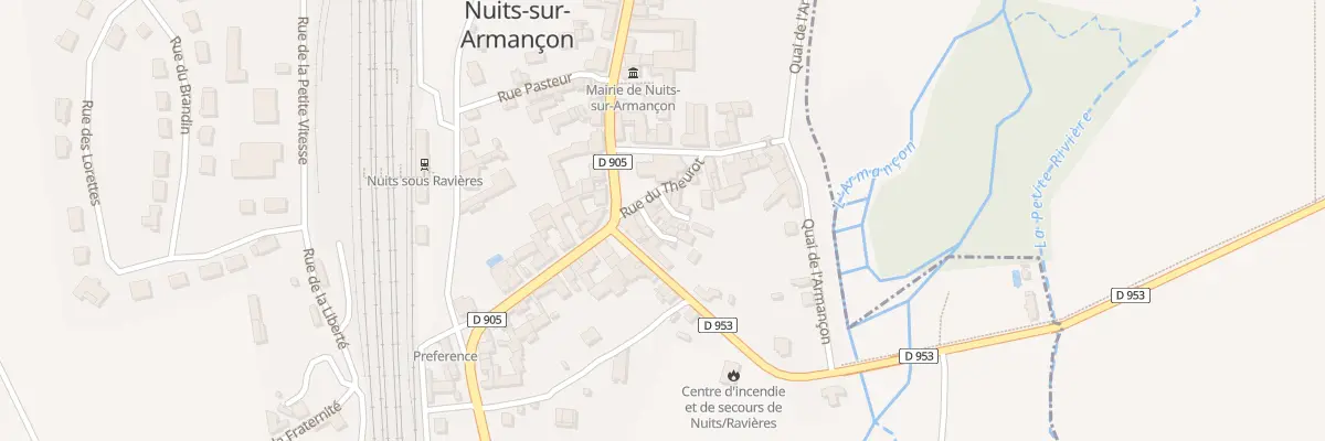 Plan du 1 Imp de l’Église à Nuits