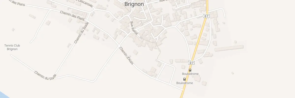 Plan du 18 Rue Basse à Brignon