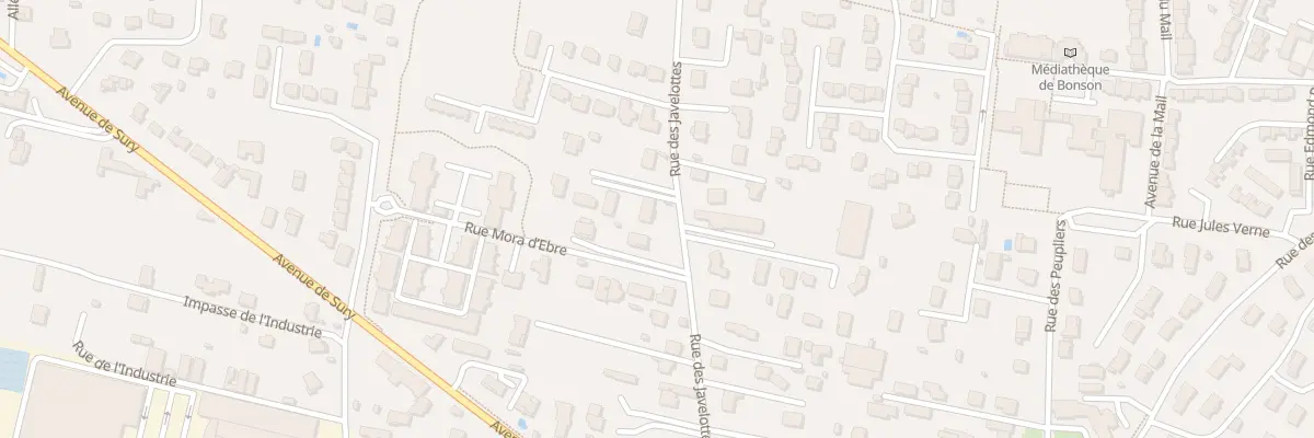 Plan du 23 Rue des Javelottes à Bonson