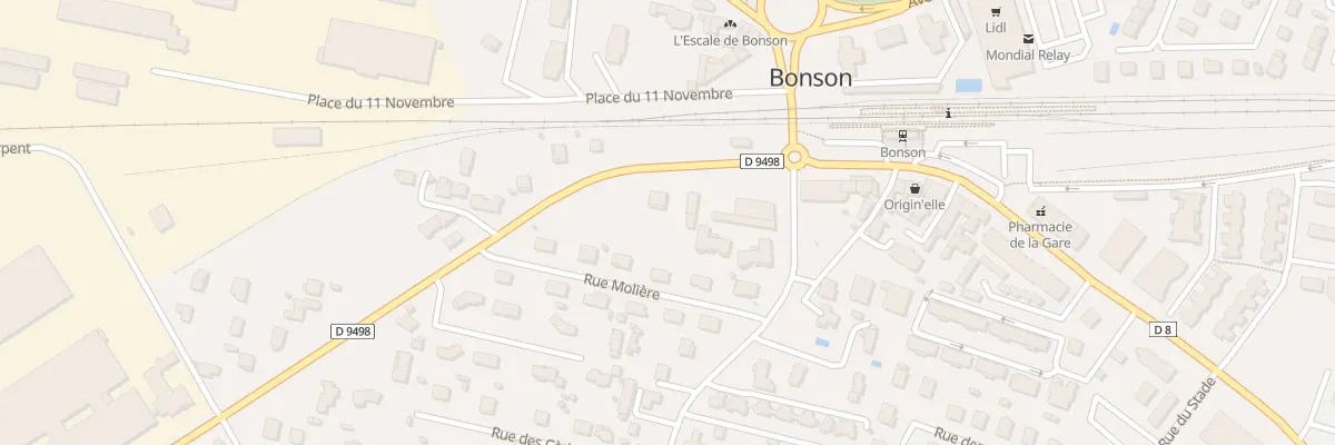 Plan du 1 Av de Saint-Marcellin à Bonson