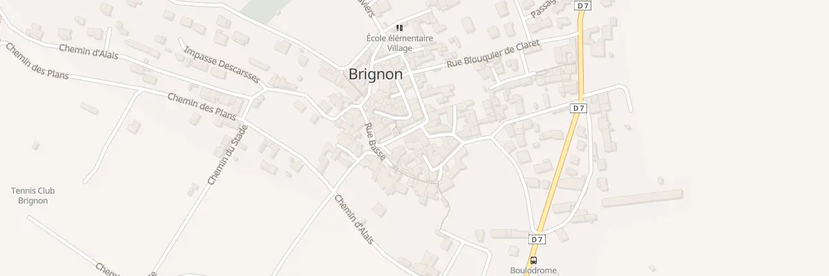 Plan du 9 Pl de l’Horloge à Brignon