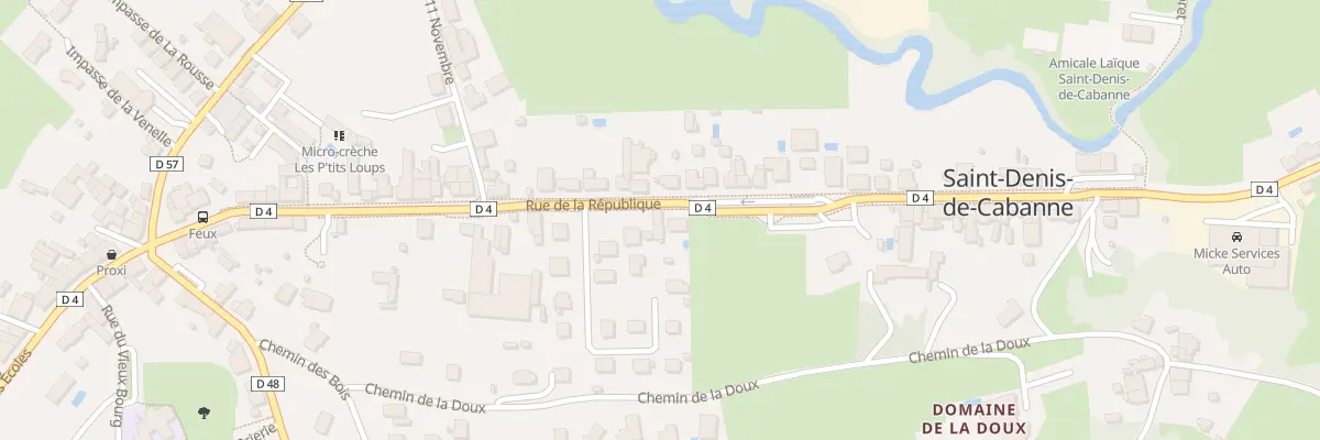 Plan du 362 Rue de la Republique à Saint-Denis-de-Cabanne