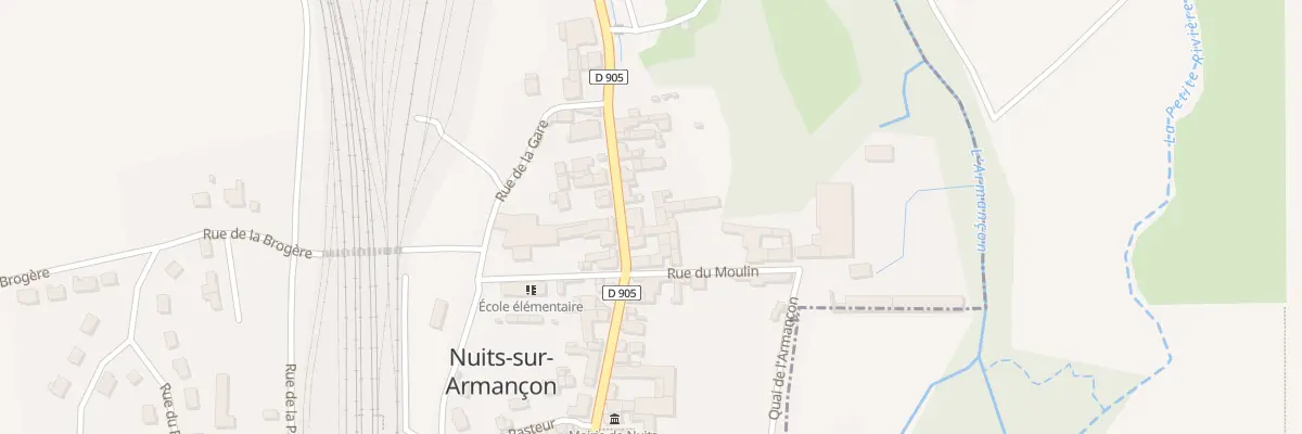 Plan du 26 Rue Marechal Leclerc à Nuits