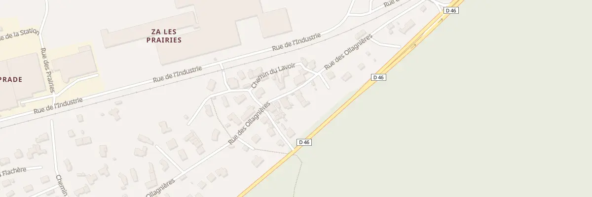 Plan du 784 Rue des Ollagnières à Aurec-sur-Loire