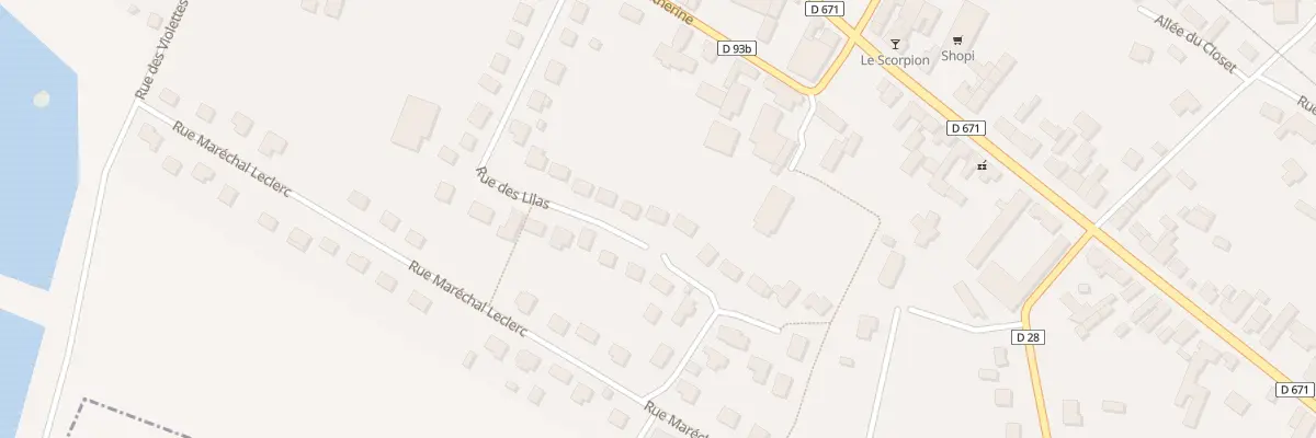 Plan du 22 Rue des Lilas à Saint-Parres-lès-Vaudes