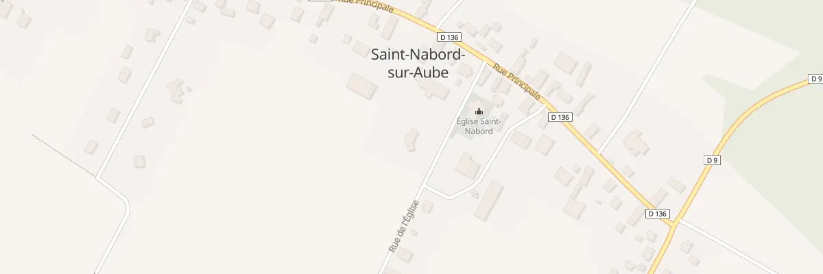 Plan du 2 Rue de l’Eglise à Saint-Nabord-sur-Aube