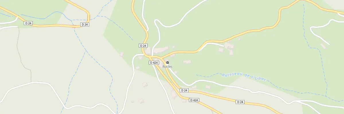 Plan du 5046 La Croix de Rocles à Rocles