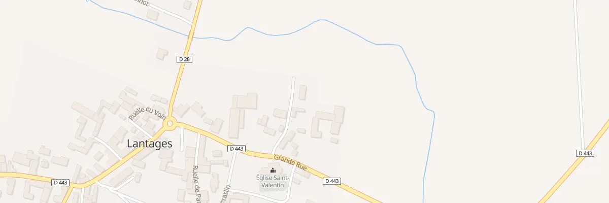 Plan du 4 Rle de la Voie Baron à Lantages