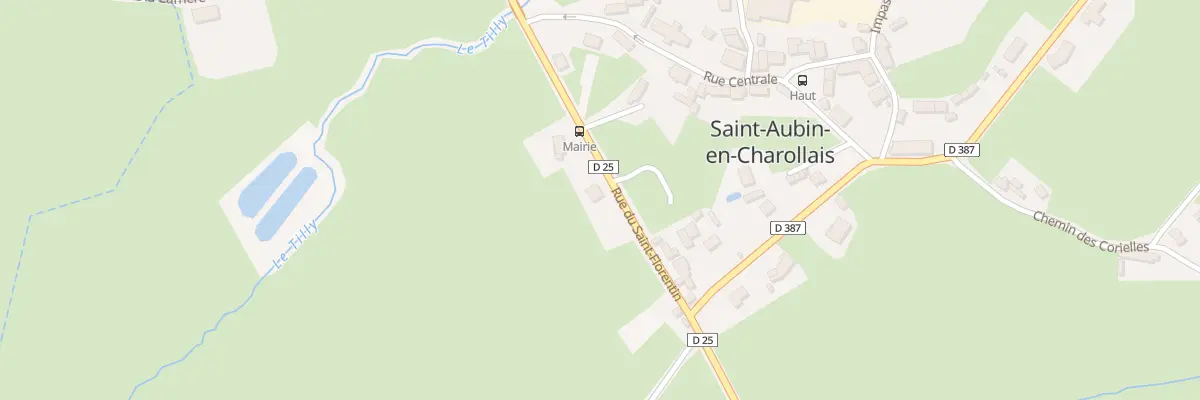 Plan du 5250 La Noue à Saint-Aubin-en-Charollais