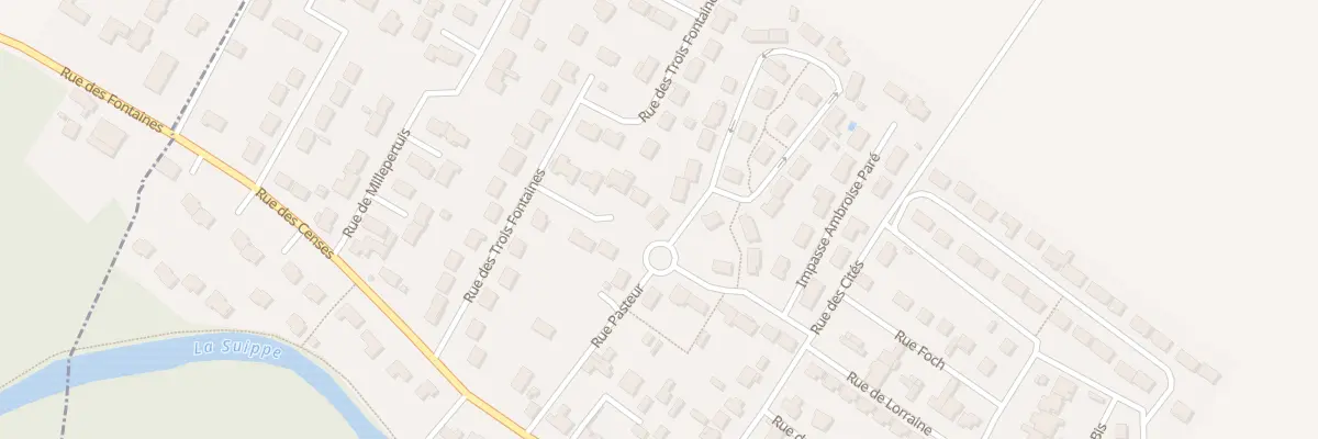 Plan du 1 Rue Pierre et Marie Curie à Warmeriville