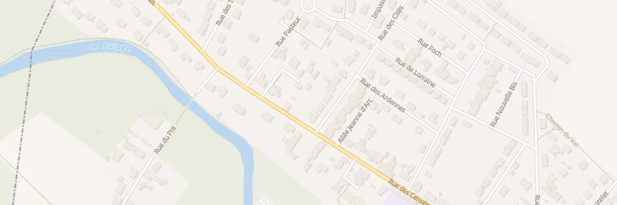 Plan du 5 Rue des Cites à Warmeriville