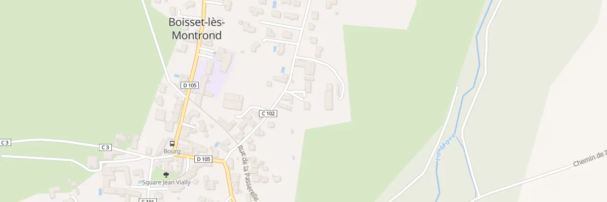 Plan du 5007 Rue de la Terrasse à Boisset-lès-Montrond