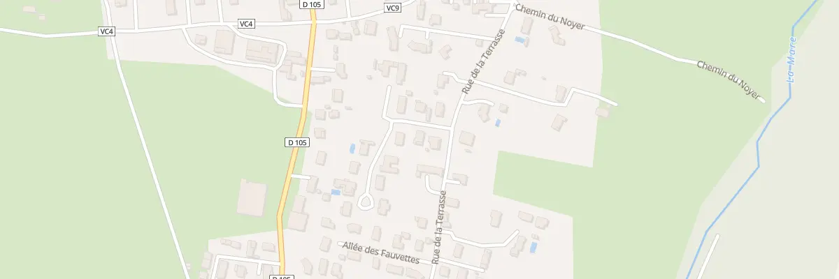 Plan du 5545 Rue de la Terrasse à Boisset-lès-Montrond