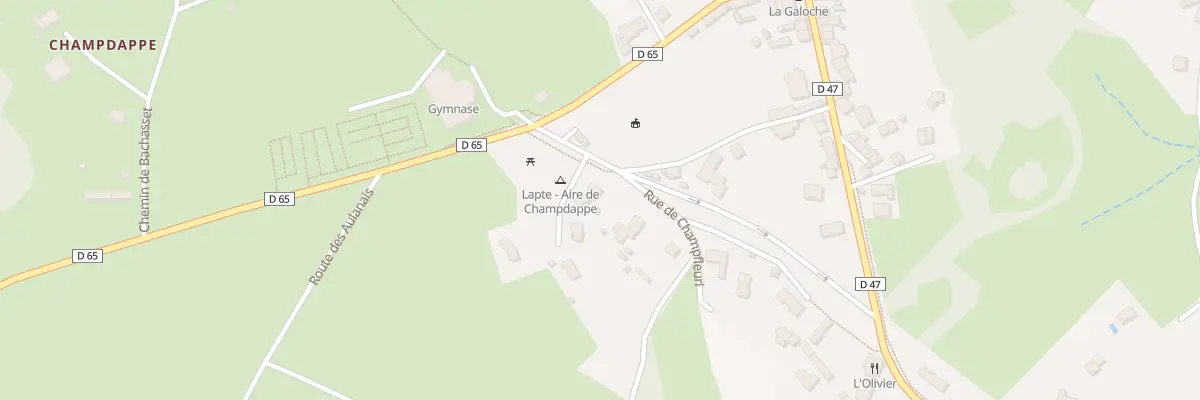 Plan du 72 Rue de Champfleuri à Lapte