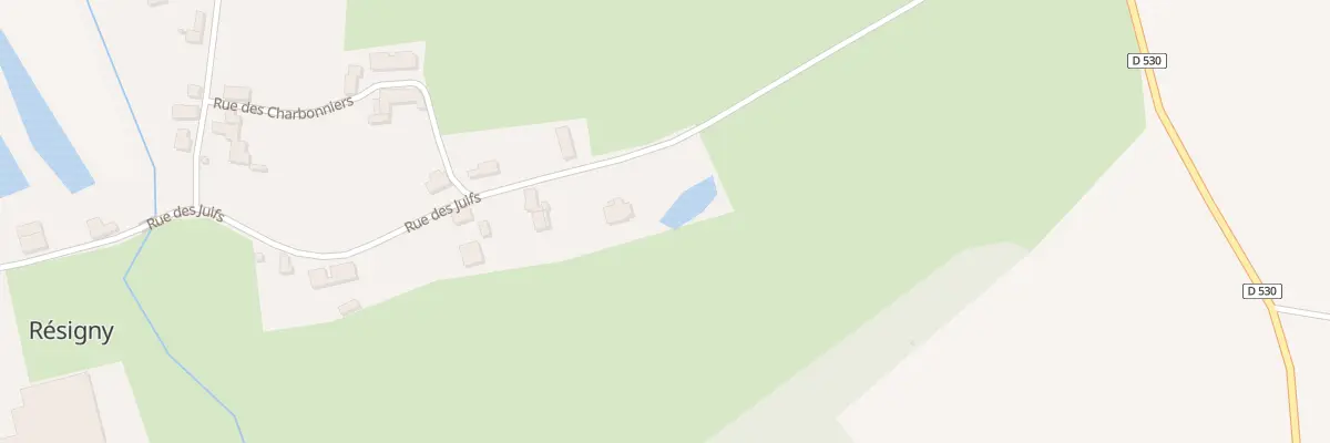Plan du 10 Rue des Juifs à Résigny