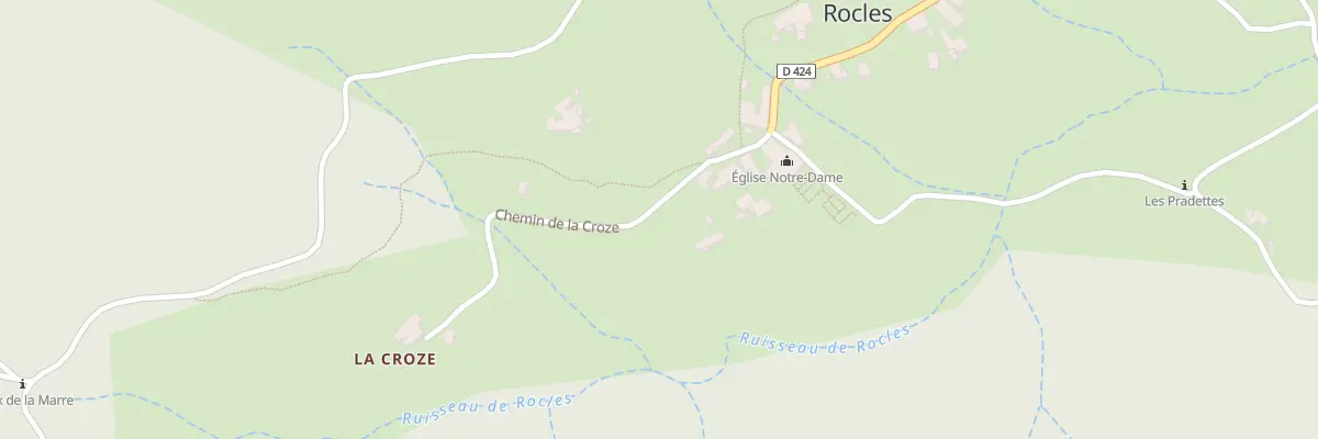 Plan du 5343 Le Village à Rocles