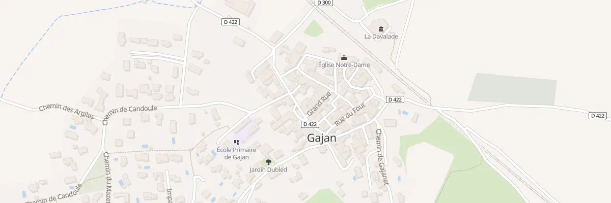 Plan du 5120 Av du Griffe à Gajan