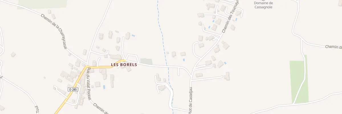 Plan du 5002B Les Tournayres à Berrias-et-Casteljau