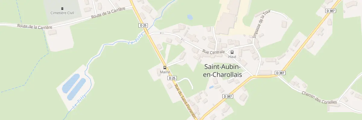 Plan du 5084 Le Bourg à Saint-Aubin-en-Charollais