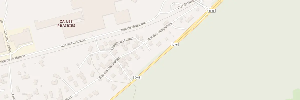 Plan du 46 Rue des Ollagnières à Aurec-sur-Loire