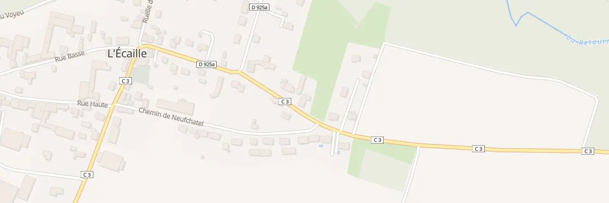 Plan du 23B Rue de la Blanche Terre à L’Écaille
