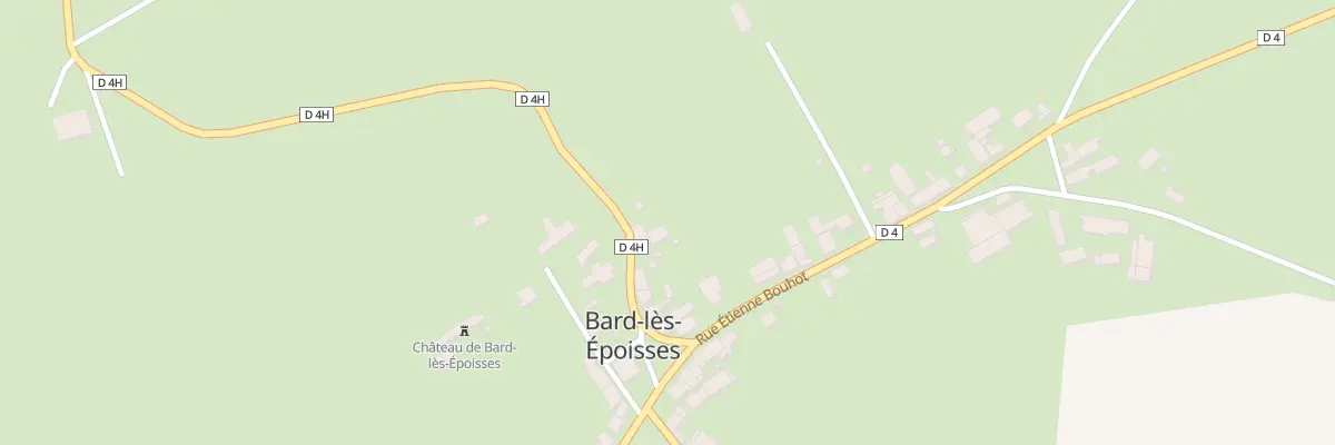 Plan du 8 Rue Victor de Lanneau à Bard-lès-Époisses