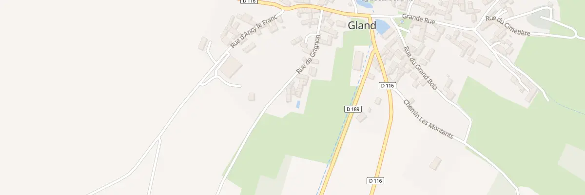 Plan du 9 Rue de Grignon à Gland
