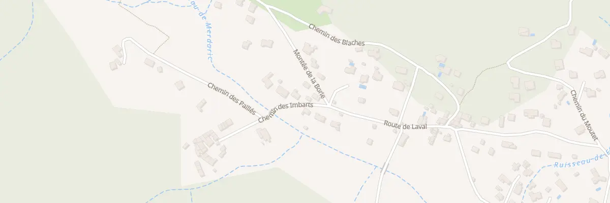 Plan du 30 Che des Imbarts à Thueyts