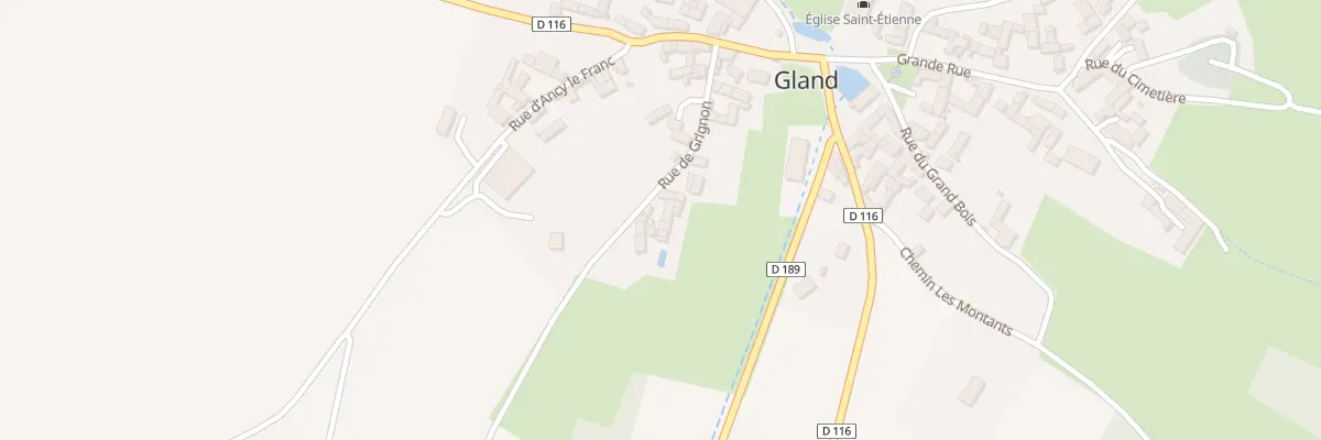 Plan du 7 Rue de Grignon à Gland