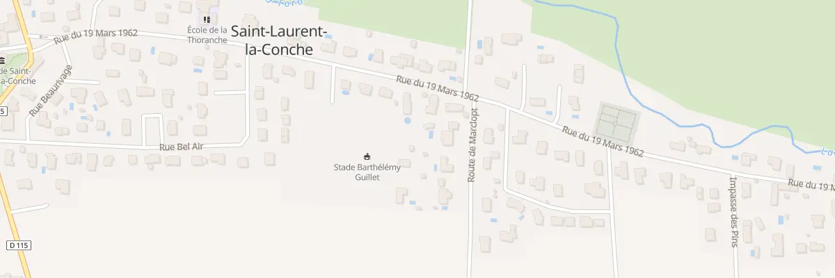 Plan du 492 Rue de la Thoranche à Saint-Laurent-la-Conche