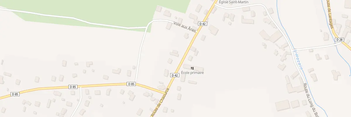 Plan du 28 Rte de Chaource à Rumilly-lès-Vaudes