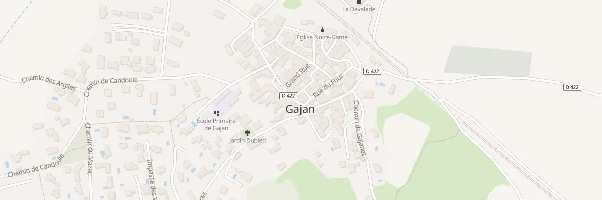Plan du 81 Av du Griffe à Gajan