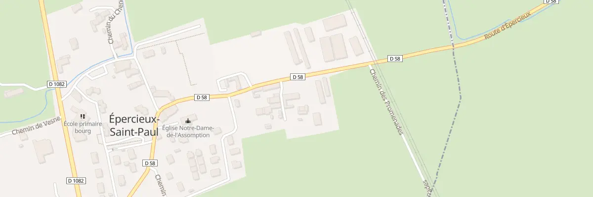 Plan du 528W Rte des Montagnes du Matin à Épercieux-Saint-Paul