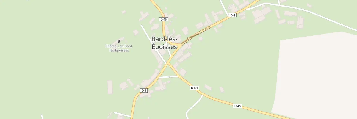 Plan du 8 Rue Etienne Bouhot à Bard-lès-Époisses