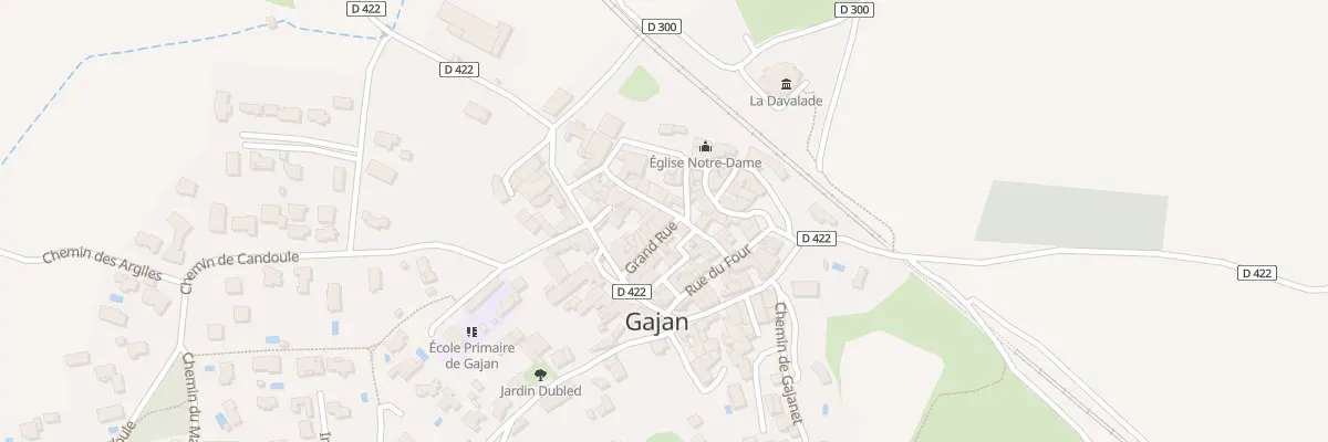 Plan du 69 Gr Grand Rue à Gajan